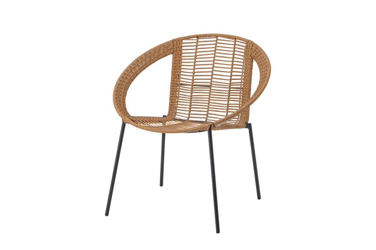 Garten-Lounge-Set Cano – Luftiges Polyrattan-Design in Natur (3-teilig)