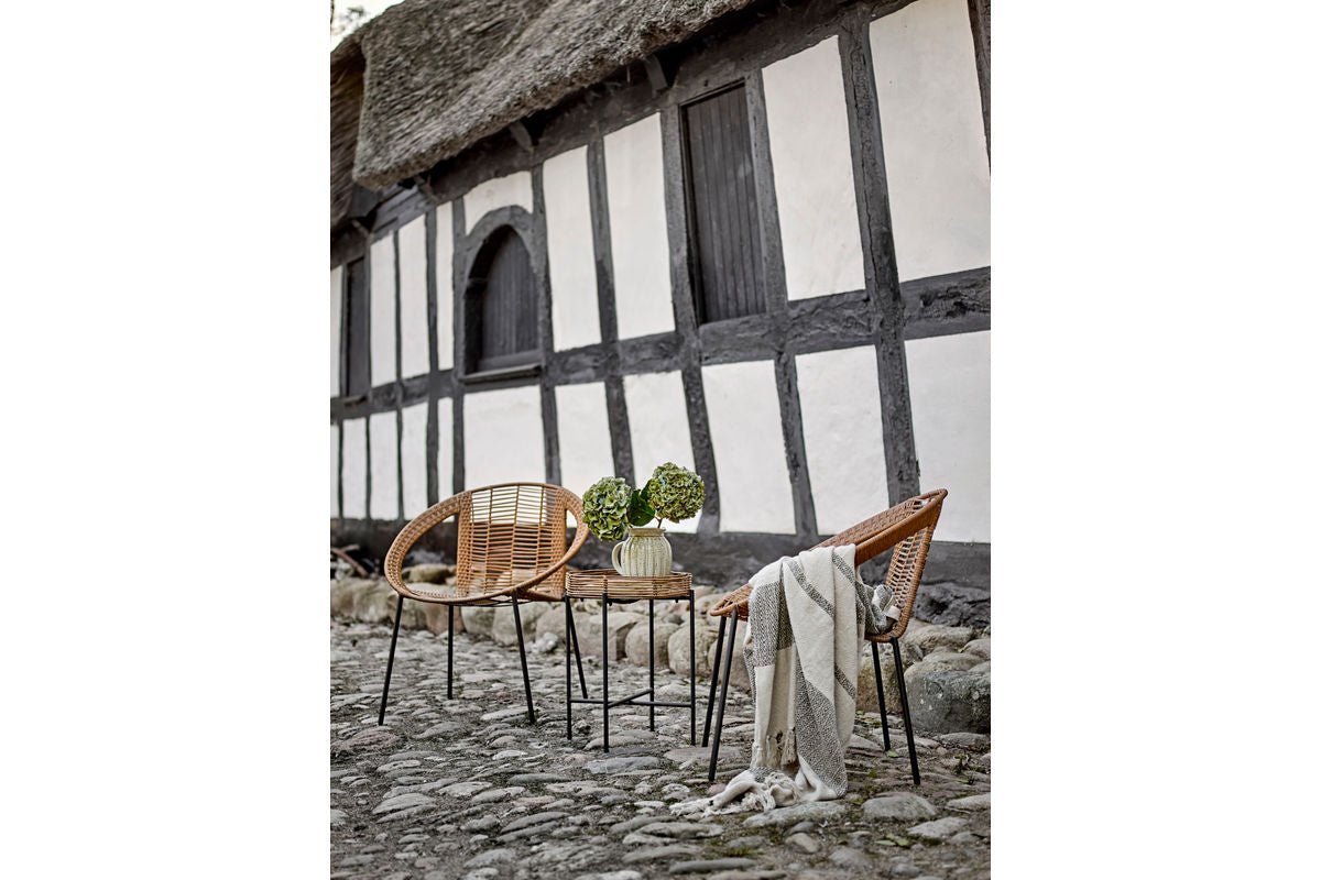 Garten-Lounge-Set Cano – Luftiges Polyrattan-Design in Natur (3-teilig)