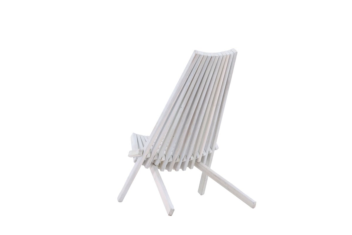 Garten-Loungesessel Active - aus Akazienholz in Weiß