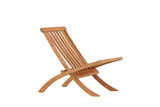 Garten- Loungesessel June - Aus Teakholz in Natur-Optik