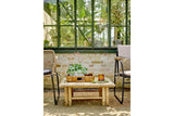 Garten Loungesessel Kairo – Metall mit handgeflochtenem Seil