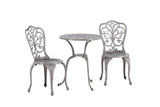 Garten Loungeset Elyra – 3-teiliges Set mit Stühlen & Tisch in 2 Farben