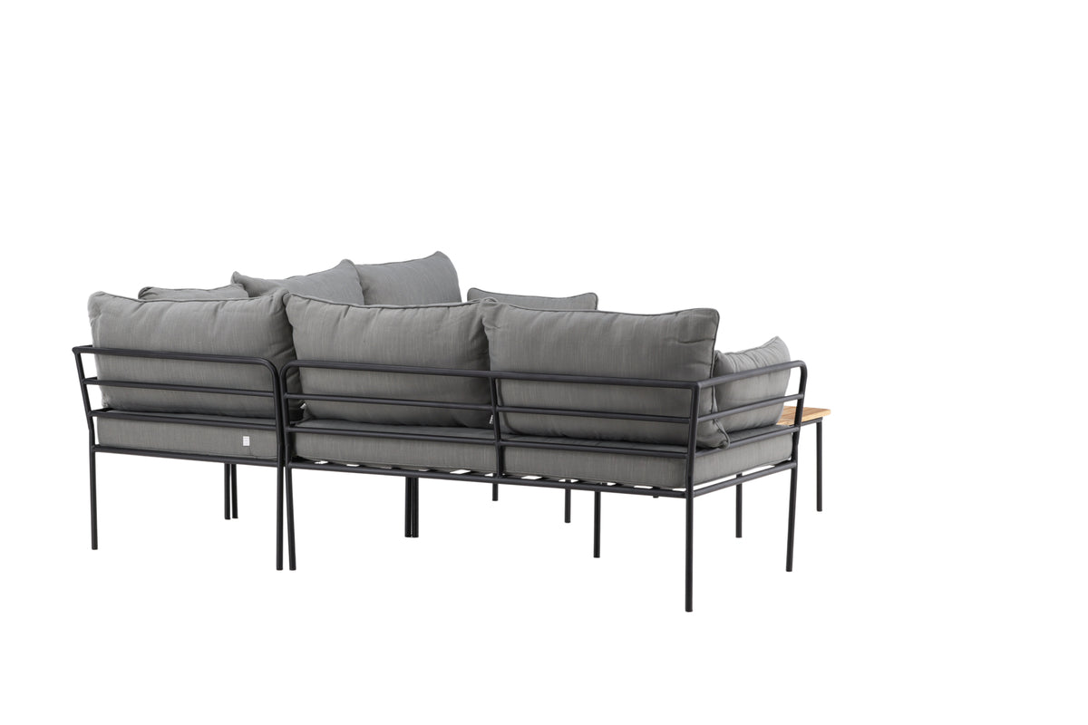 Garten Loungeset Felicita – Ecksofa mit 4 Sitzplätzen und Couchtisch