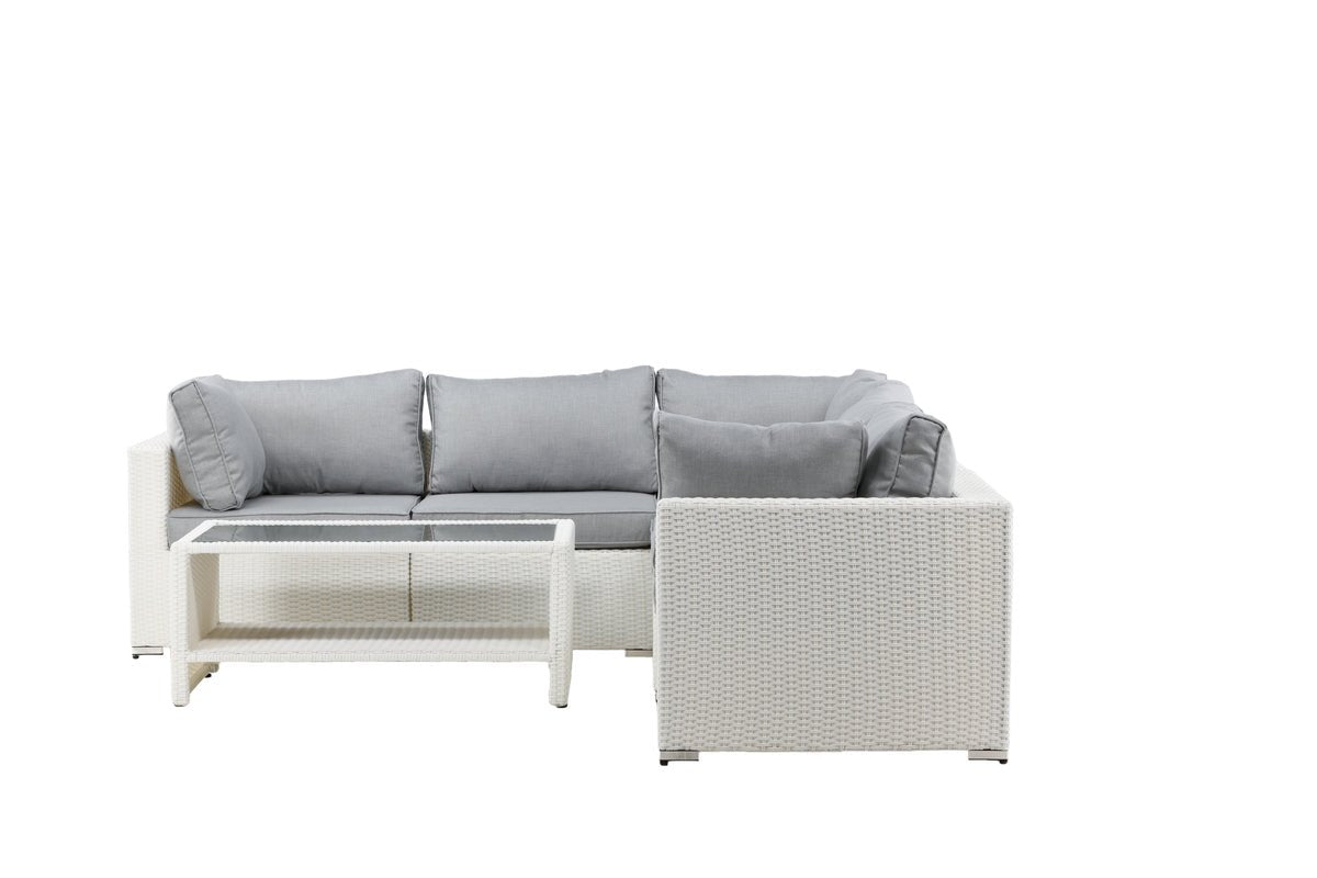 Garten Loungeset Panther - aus Kunstrattan in 3 Farben erhältlich