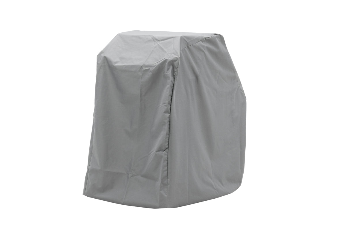 Garten Möbelabdeckung Orvin - aus grauem Polyester