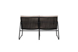 Garten-Sofa Avi – warmes Akazienholz mit geflochtener Optik