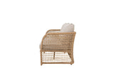 Garten-Sofa Bata – Polyrattan in Natur