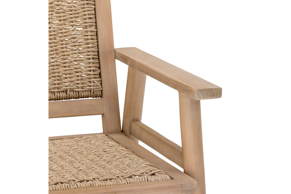 Garten-Sofa Leno – FSC®-Akazienholz mit Polyrattan