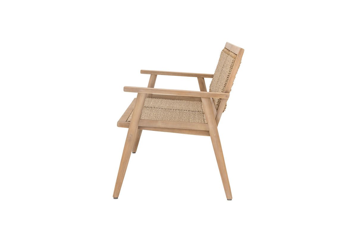 Garten-Sofa Leno – FSC®-Akazienholz mit Polyrattan