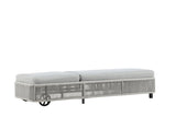 Garten Sonnenliege Mila - aus Polyester/Metall