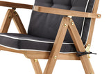 Garten Stuhlkissen Cosy - aus Polyester Grau