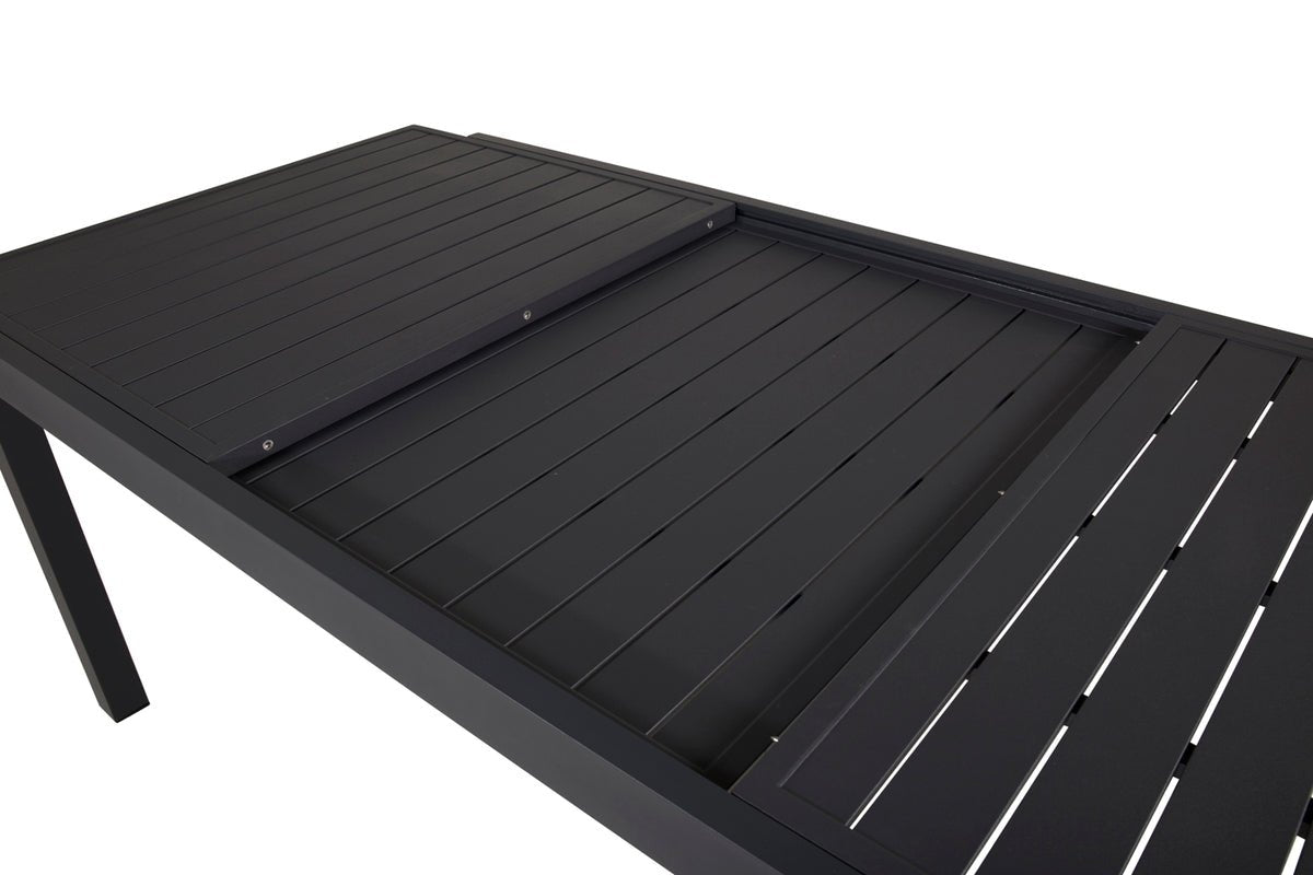 Gartentisch Nohani - ausziehbarer Esstisch gefertigt aus robustem Aluminium