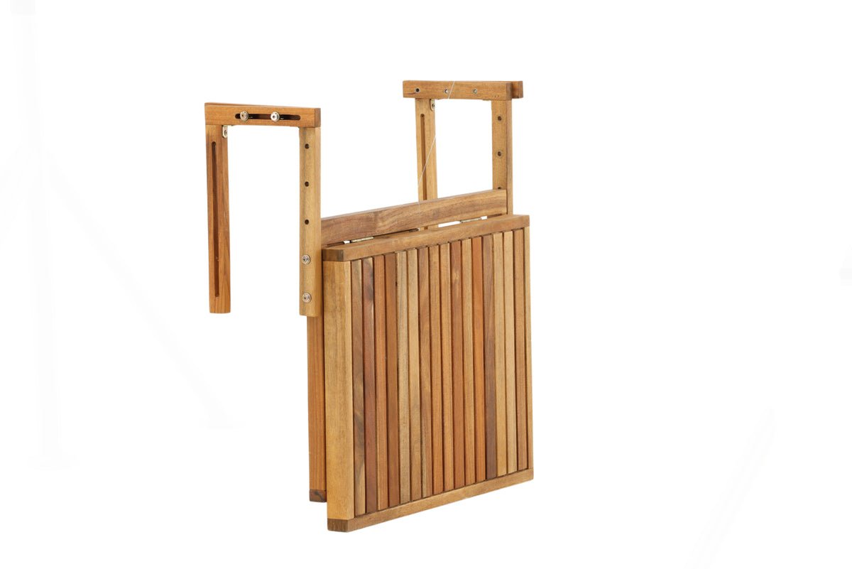 Gartentisch Seraya - mit praktischer Klappfunktion aus Akazienholz für Balkone