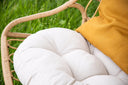 Hängesessel Kaelis - aus Rattan in Beige
