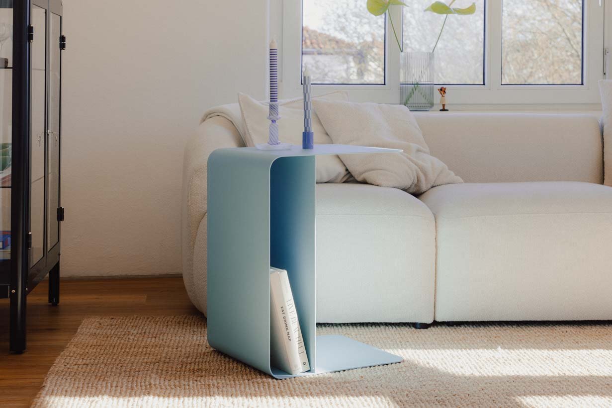 Couchtisch/Beistelltisch Cosmo – Pulverbeschichtetes Metall in modernem Design