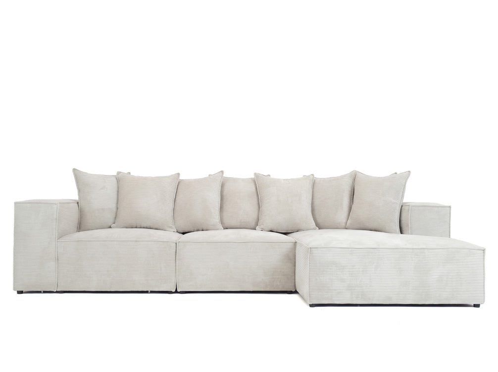 Designer Sofa Largo L in Cord