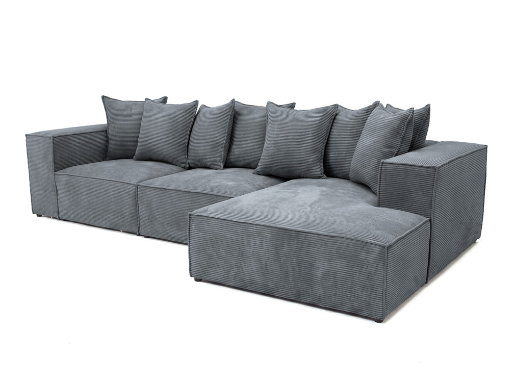 Designer Sofa Largo L in Cord