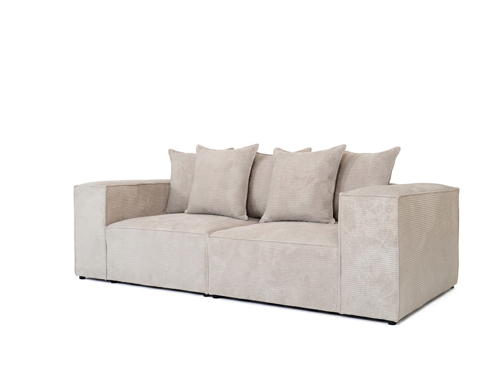 Designer Sofa 3 Sitzer Largo in Cord