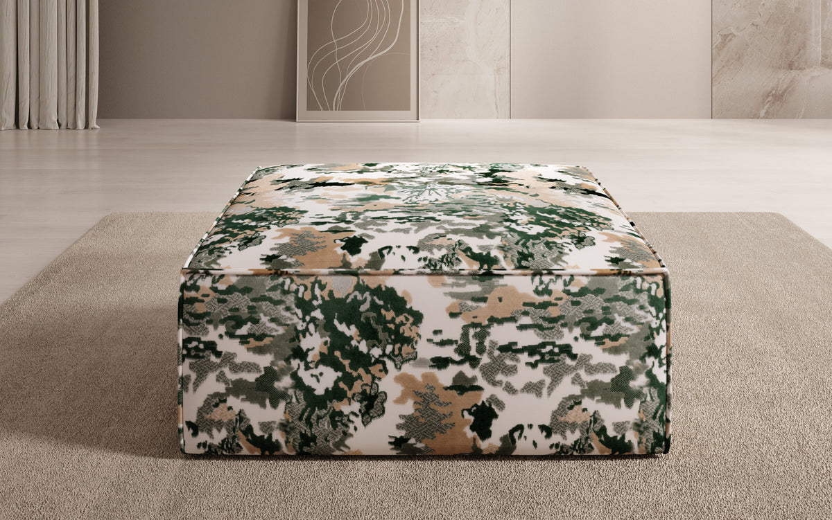 Lesley Pouf Arden Viridian 78 front