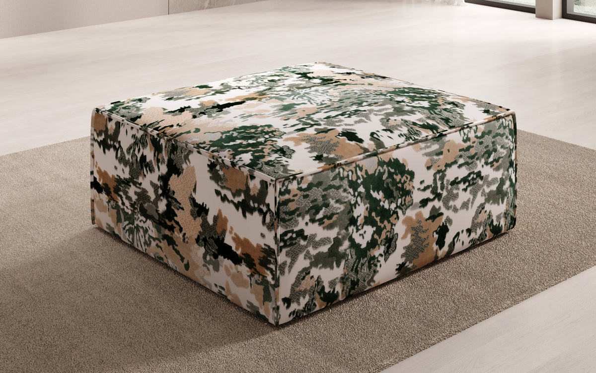 Lesley Pouf Arden Viridian 78 side