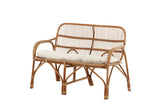 Loungesessel Sevilla – aus Rattan inklusive creme-weißem Kissen