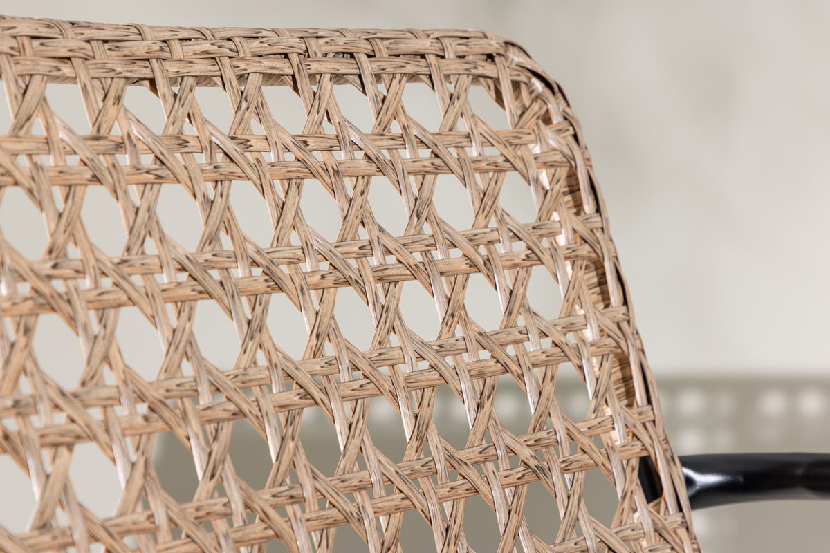 Loungeset Marocco - Rückenlehnen und Sitzflächen aus Naturrattan