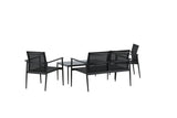 Loungeset Rugby - wahlweise in Schwarz oder Weiß/Grau