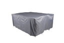 Möbelabdeckung Mistral - 265x90x120 cm aus grauem Polyester