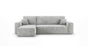 Designer Ecksofa Lunaro Mini mit Schlaf- und Klappfunktion in Cord