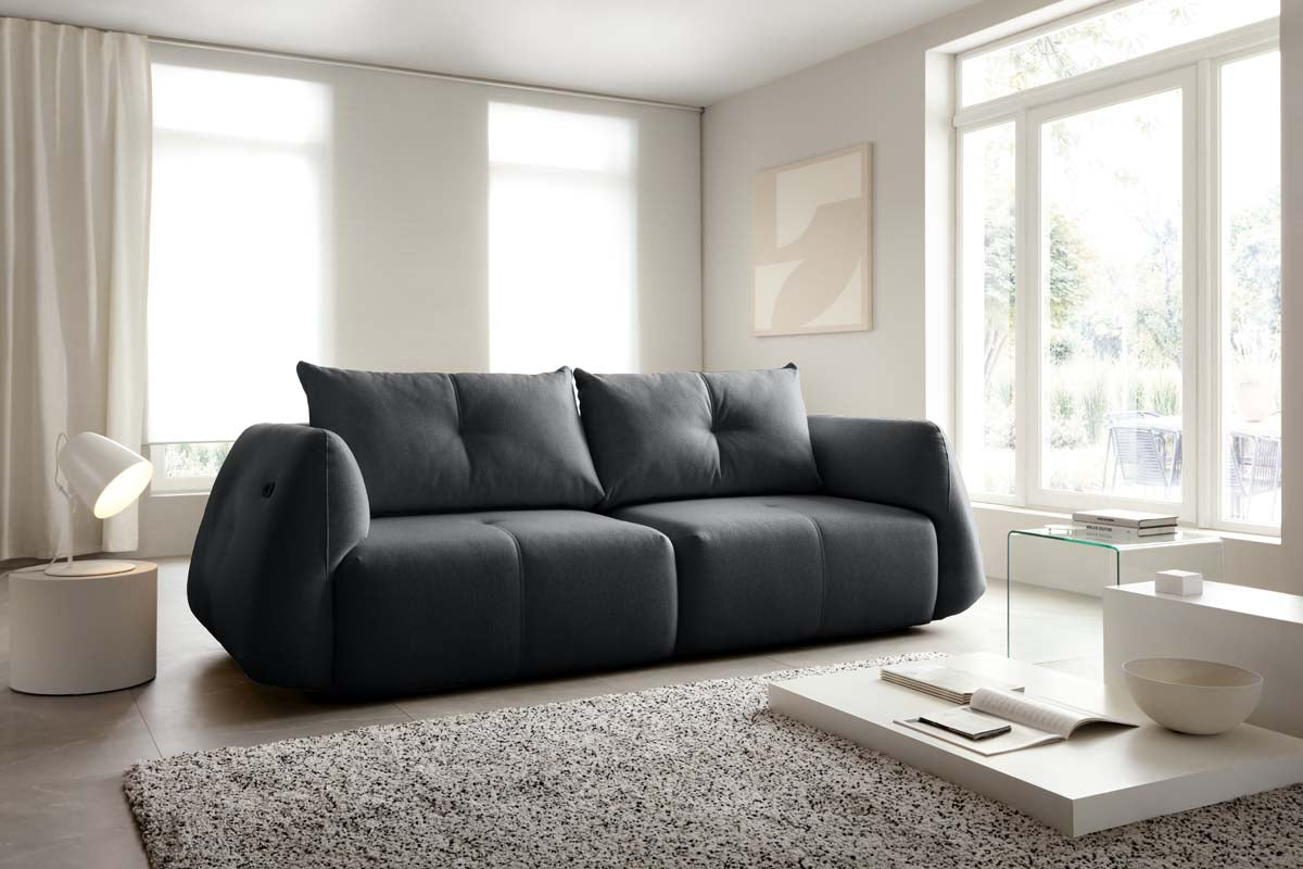 Designer Sofa Camira mit elektrischer Schlaffunktion