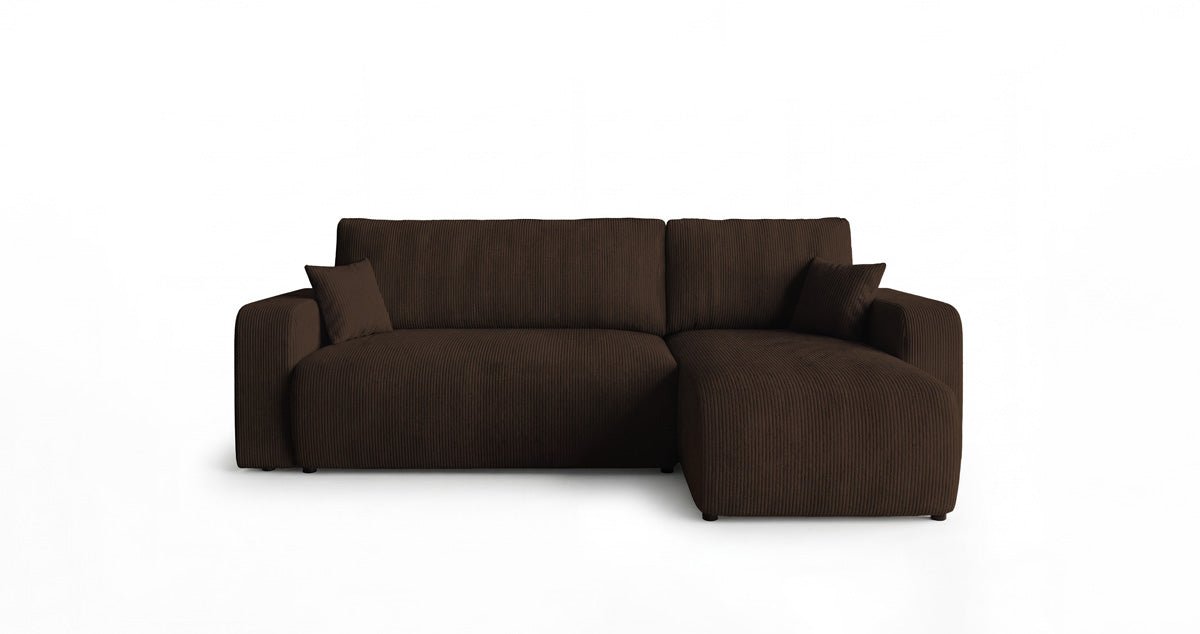 Designer Sofa Calva mit Schlaf- und Klappfunktion in Cord