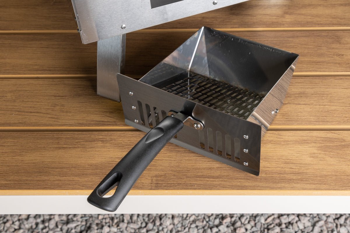 Pizzaofen Napoli - aus Stahl in Silber