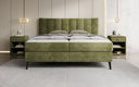 Boxspringbett Ines in Cord mit Stauraum