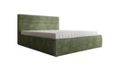 Designer Polsterbett Merry in Cord mit Stauraum