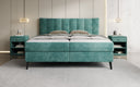 Boxspringbett Ines in Cord mit Stauraum