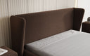 Designer Polsterbett Rosalie in Teddy Bouclé mit Stauraum