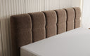 Boxspringbett Nala in Strukturstoff mit Schwebeoptik