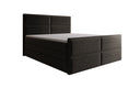 Boxspringbett Viola in Strukturstoff mit Stauraum