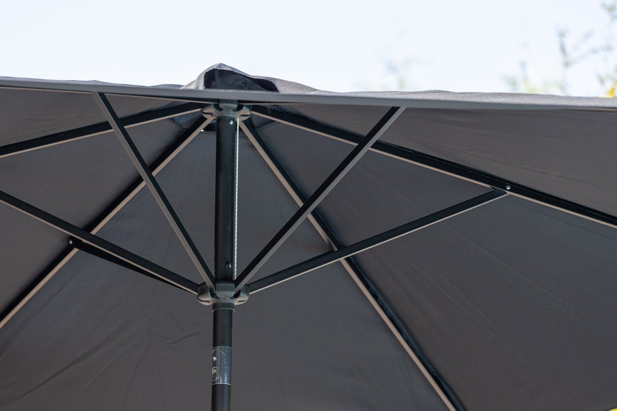 Sonnenschirm Mimor – Ø300 cm in Schwarz