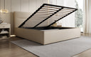 Designer Polsterbett Merry Stoff mit Stauraum