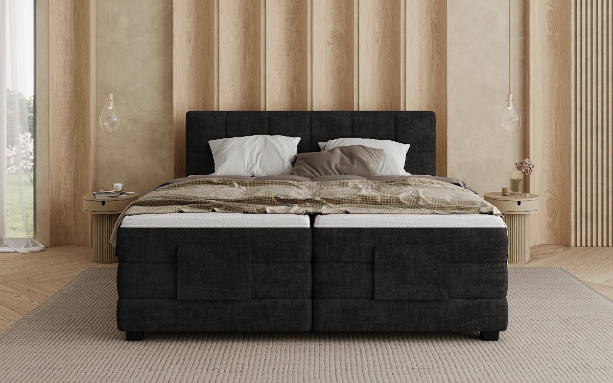 Boxspringbett Monaco - elektrisch verstellbar in Stoff