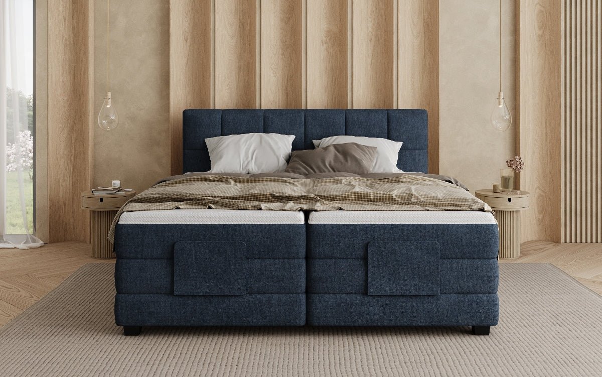 Boxspringbett Monaco - elektrisch verstellbar in Stoff