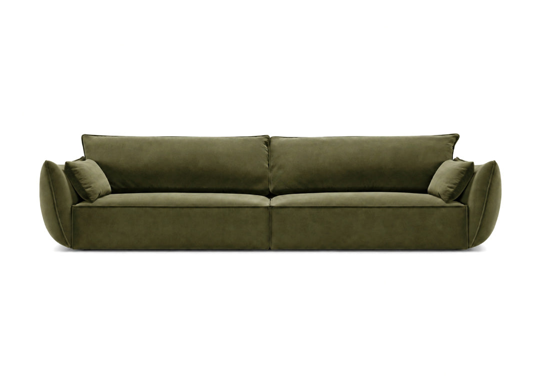 Designer Sofa 4 Sitzer Nuvola in Samt