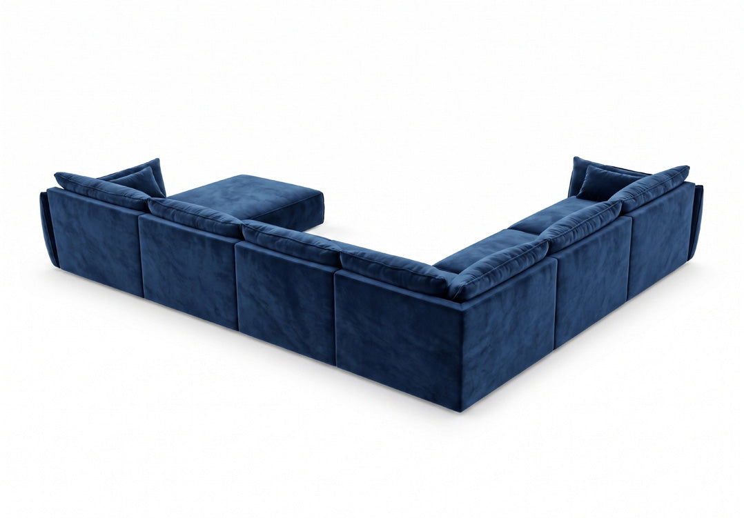 Designer Sofa Nuvola U in Samt