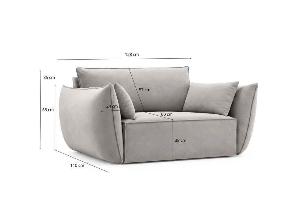 Designer Sessel Nuvola in Samt