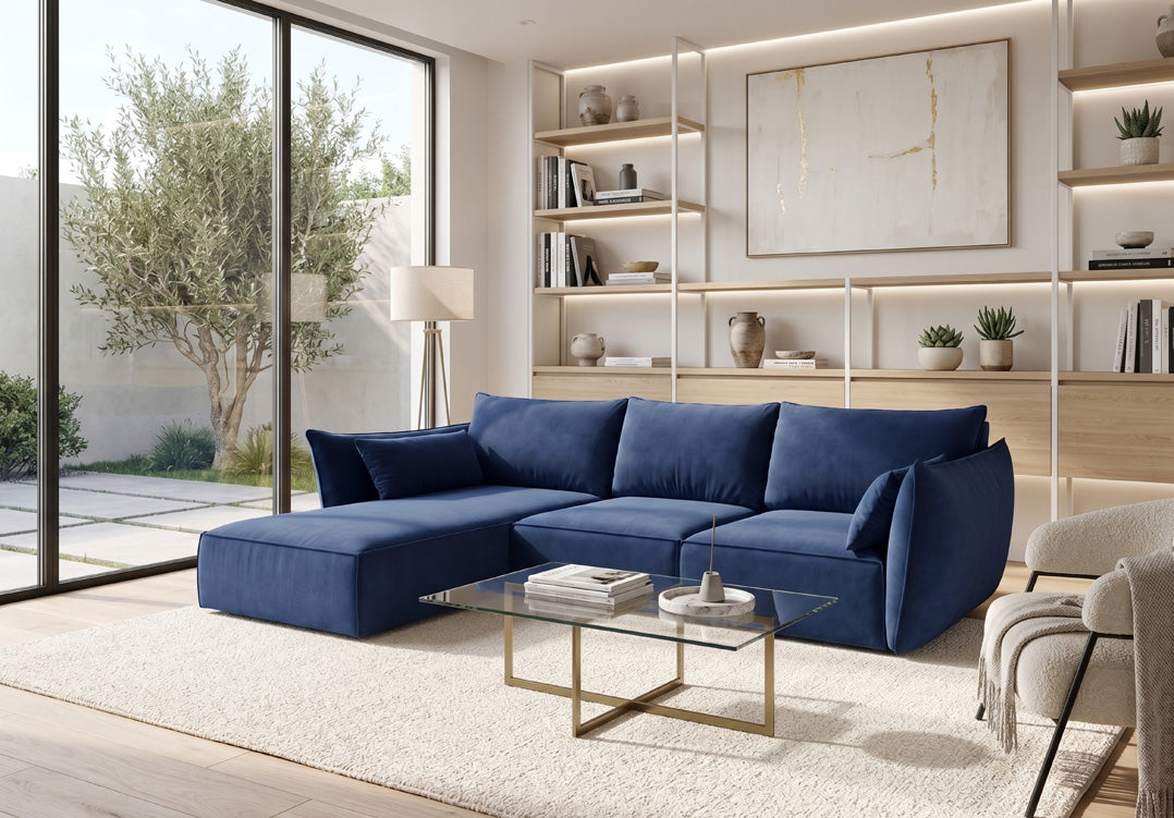 Designer Sofa Nuvola L in Samt