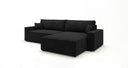 Designer Ecksofa Vienna mit Schlaf- und Klappfunktion in Cord