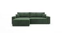 Designer Ecksofa Vienna mit Schlaf- und Klappfunktion in Cord
