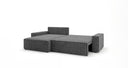 Designer Ecksofa Vienna mit Schlaf- und Klappfunktion in Cord