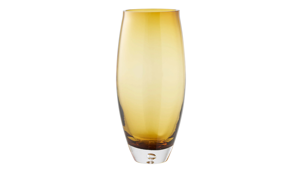 Vase Finn - aus gold-orangem Glas